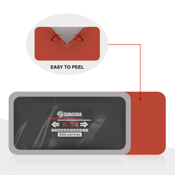 SUNSOUL Chemical Dual Cure Radial Tire Patch for heavy duty - Image 3