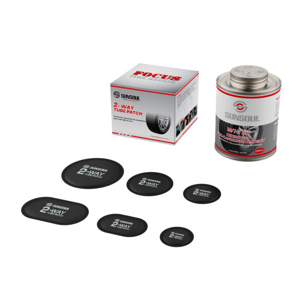 SUNSOUL High tire Repair Strength 2-WAY Tube Patch