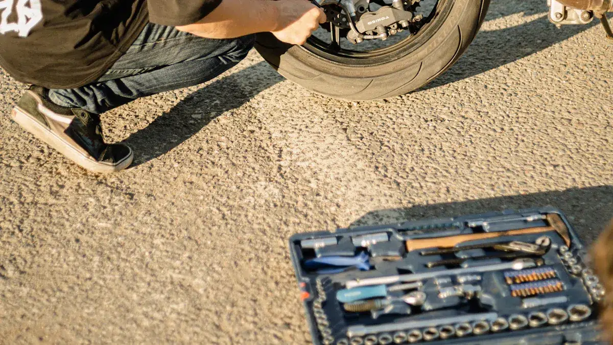 Types of Motorcycle Tire Repair Kits