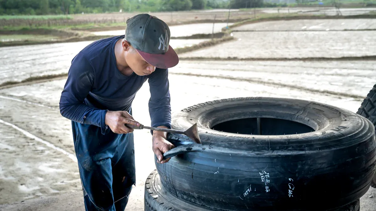 What Defines a Proper Semi Tire Patch?