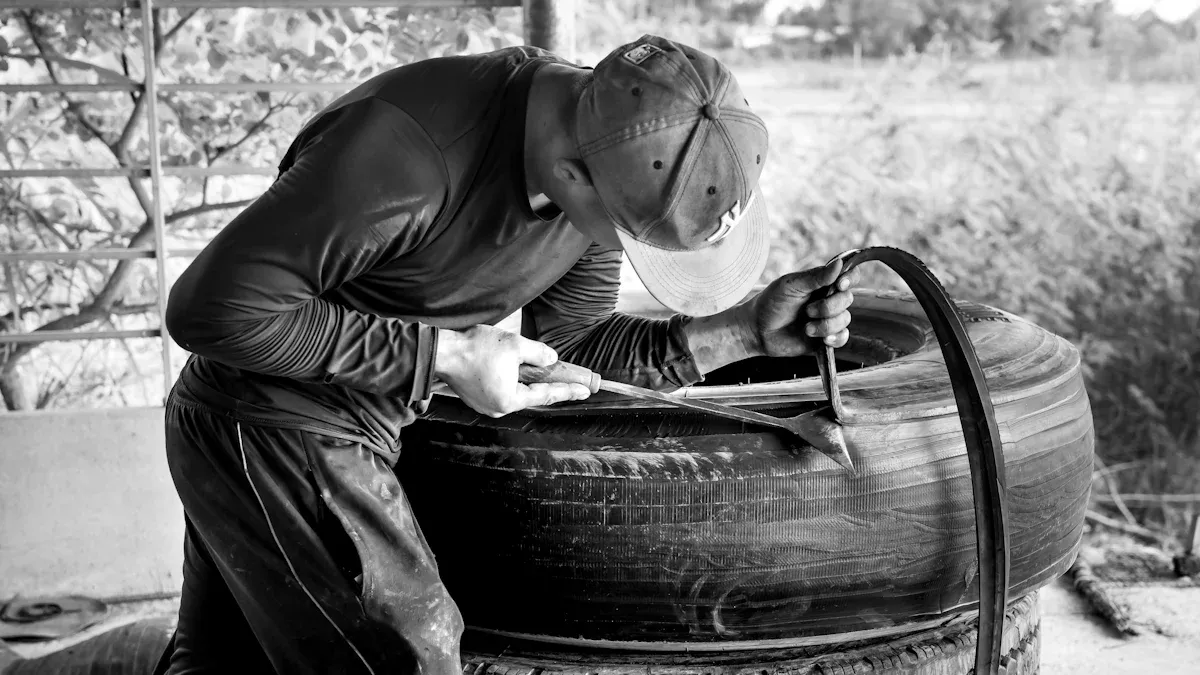 Win #1: Achieve a Permanent Seal with Heavy Duty Tire Patches